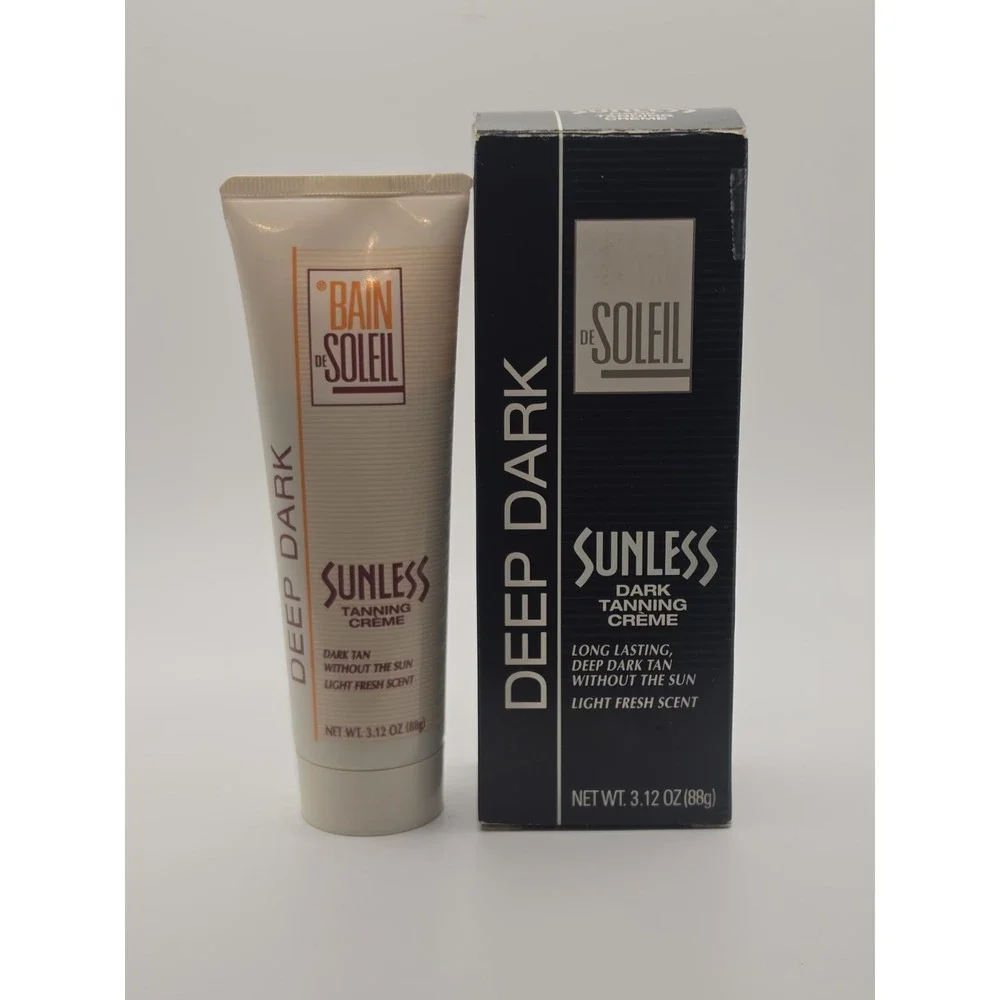 Vintage Bain de Soleil Discontinued 3.12oz DARK Tanning Creme RARE 1995 NEW